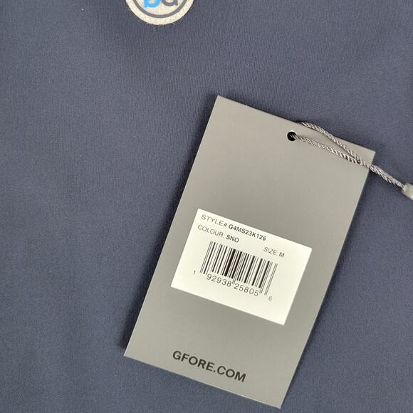 NWT G/Fore Mens Medium Daytona Colorblock‎ Tech G4 USA Golf Performance Sweater - Picture 8 of 11